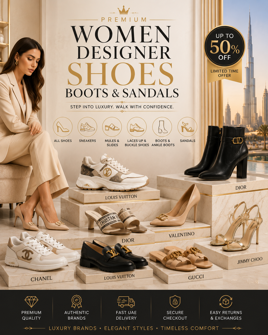 Women Designer Shoes, Boots & Sandals