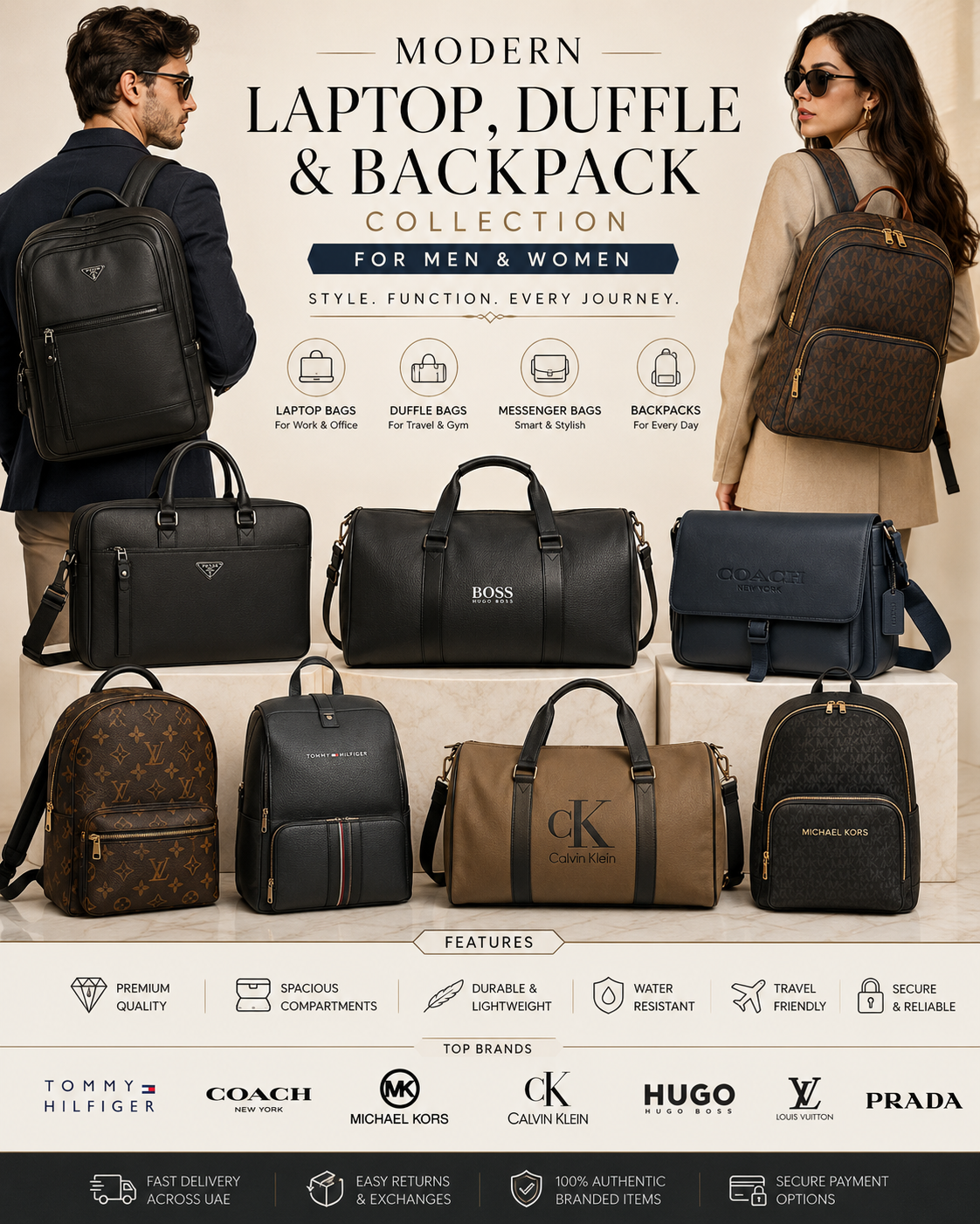 Modern Laptop, Duffle & Backpack Collection