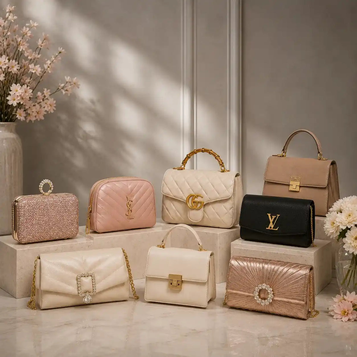 Women's Clutches & Top Handle Bags