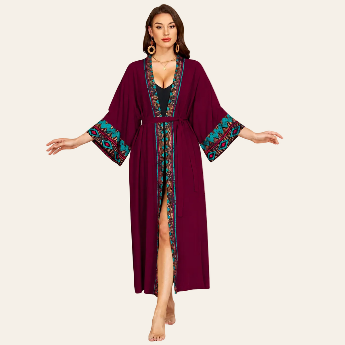 Women's Bohemian Kimono Abaya