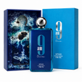 Afnan 9AM Dive Eau de Parfum for men in premium blue glass bottle with luxury packaging and aquatic-inspired design.
