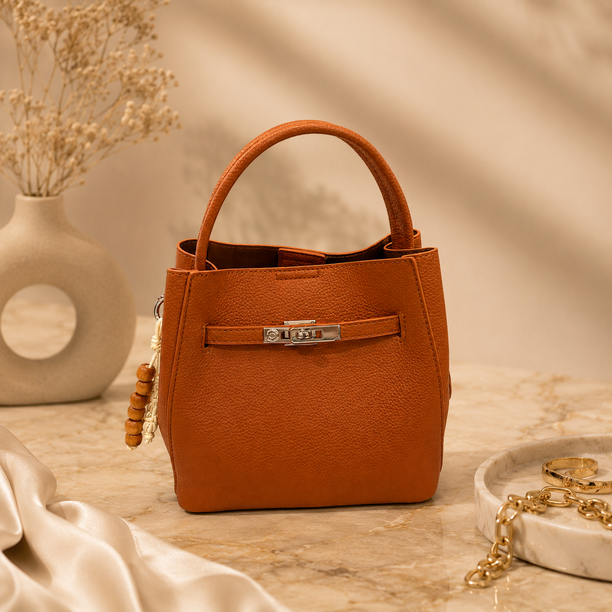 Luxury Women's Mini Top Handle Tote Bag – Elegant Everyday Handbag