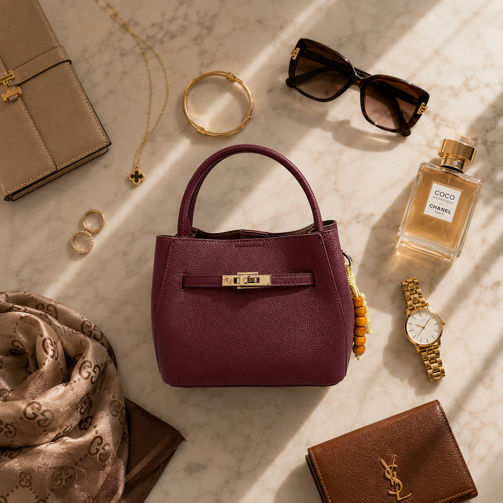 Luxury Women's Mini Top Handle Tote Bag – Elegant Everyday Handbag