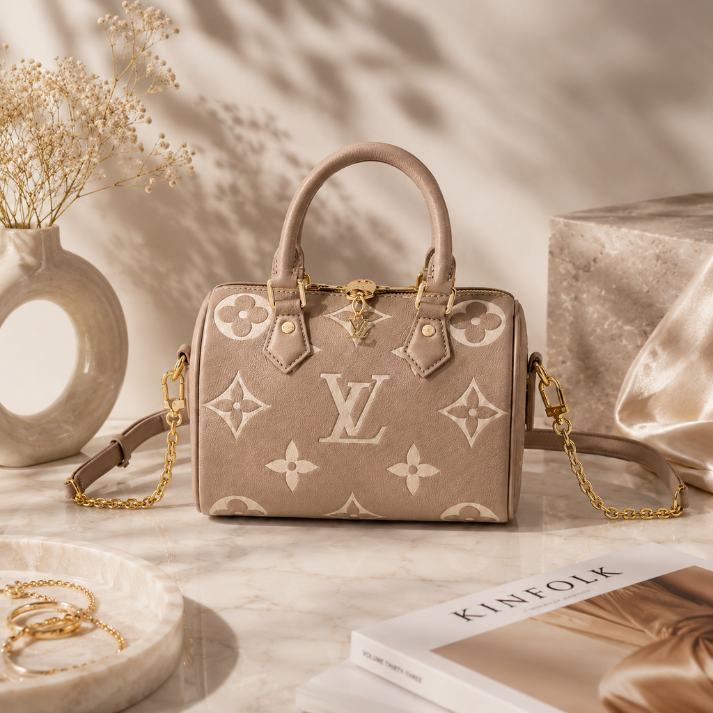 Luxury Monogram Mini Handbag – Elegant Crossbody Style