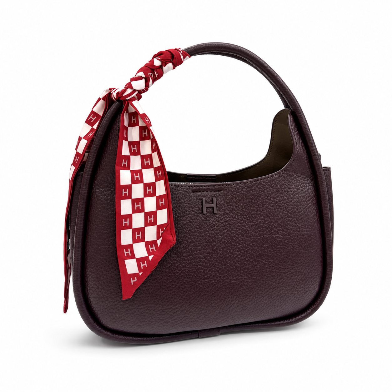 Luxury Women's Pebbled Leather Hobo Shoulder Bag – Elegant Everyday Style