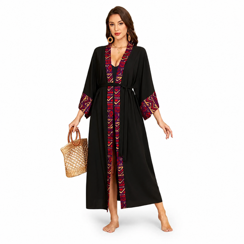 Luxury Women's Bohemian Kimono Abaya Robe