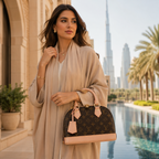 Premium monogram fashion handbag designed for sophisticated everyday luxury styling
