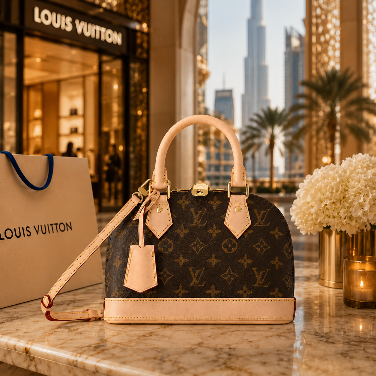Sophisticated luxury monogram handbag with timeless feminine style and premium craftsmanship
