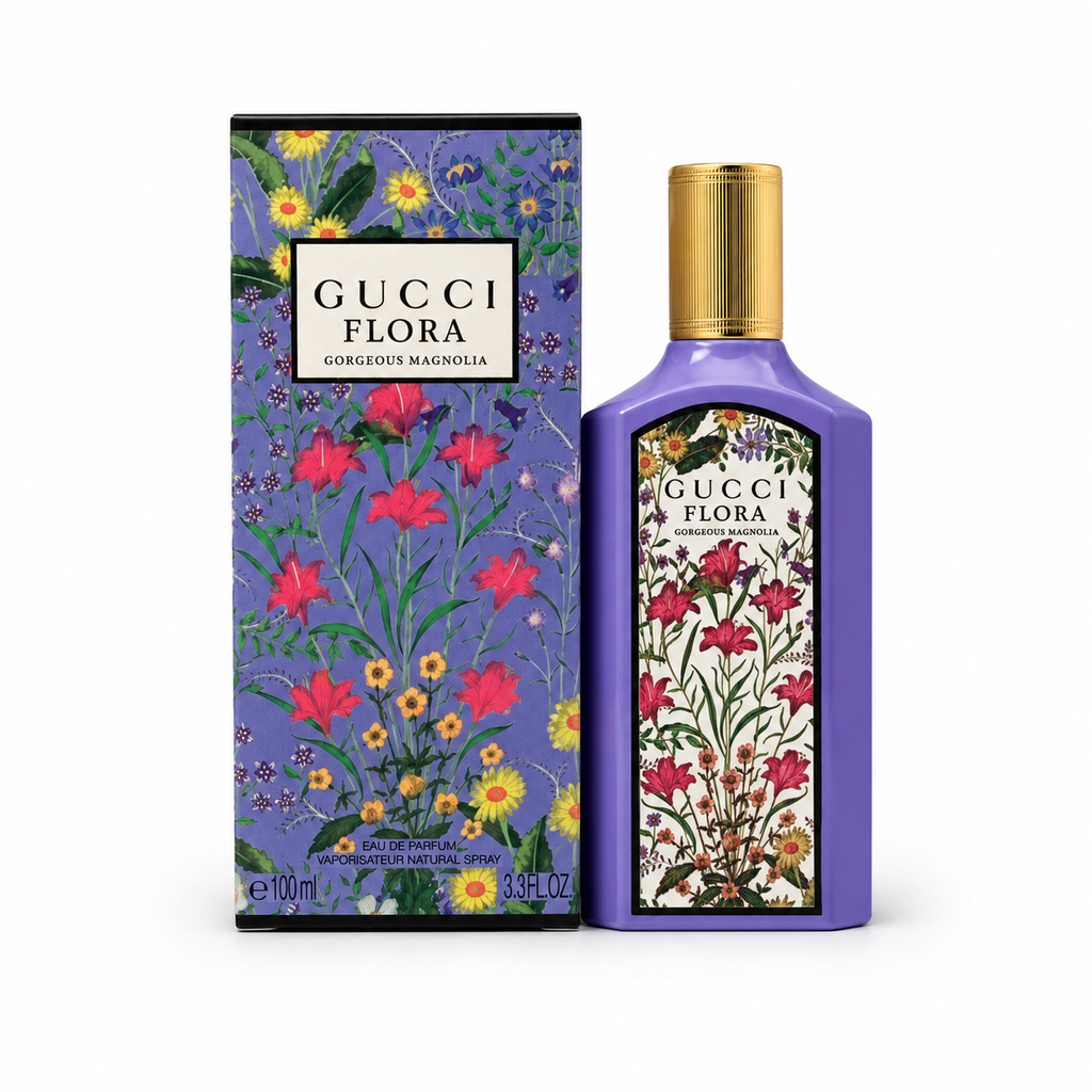 Luxury floral eau de parfum 100ml for women with elegant purple bottle and premium packaging