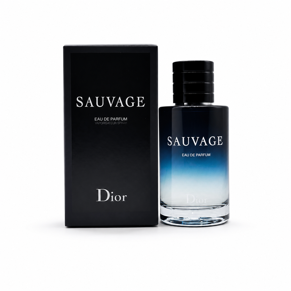 Luxury men's Eau de Parfum fragrance bottle with premium packaging on a clean white background.