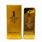Luxury gold men’s perfume bottle with premium metallic finish