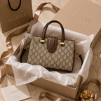 Luxury women’s handbag styled for modern UAE fashion with elegant structured design