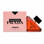 Luxury women's perfume 90ml with elegant designer-inspired bottle and premium packaging isolated on white background.