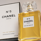 Premium women's perfume displayed in a sophisticated Dubai-inspired luxury lifestyle environment.