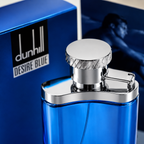 Close-up view of luxury men's perfume bottle highlighting premium glass finish, metallic cap, and high-quality craftsmanship.