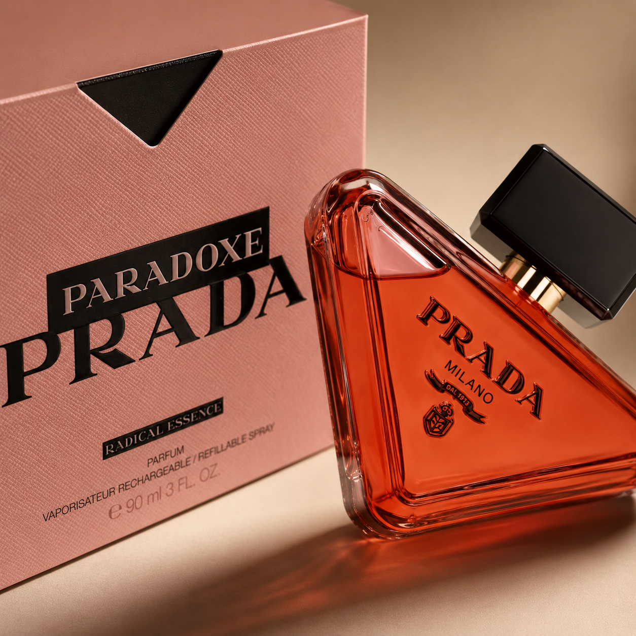 Close-up luxury perfume bottle showcasing premium glass craftsmanship, elegant finish, and sophisticated fragrance design.