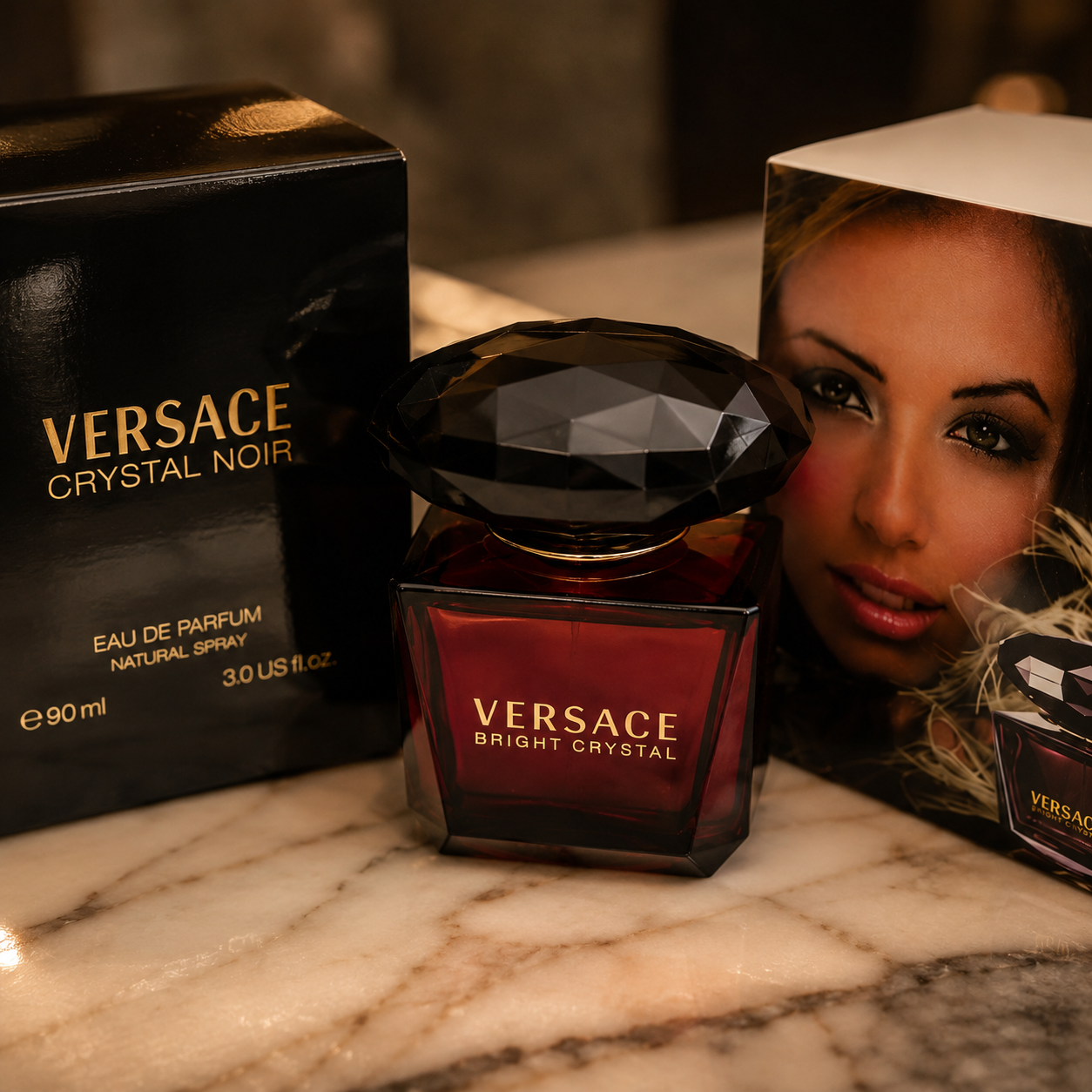 Close-up view of luxury perfume bottle showcasing premium craftsmanship, elegant design details, and high-end finishing.