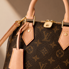 Luxury women handbag with detachable shoulder strap and gold-tone hardware